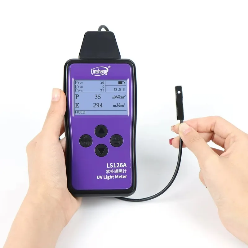 

LS126A Цифровой измеритель УФ-излучения UVA Светодиодный радиометр для измерения интенсивности Измеритель индексации от 340 до 420 нм