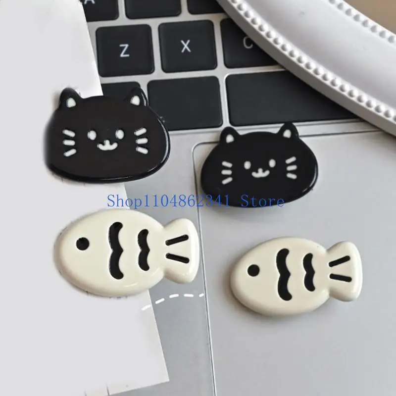 5ASD実用的な猫と魚のヘアアクセサリー樹脂ヘアクリップヘア飾り女の子のための女性の子供たちはかわいらしさを追加します