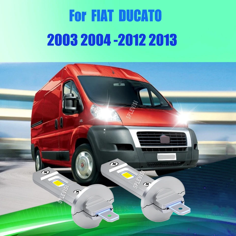 

H1 LED high beam much closer for a Super-Focused beam For FIAT DUCATO 2003 2004 2005 2006 2007 2008 2009 2010 2011 2012 2013