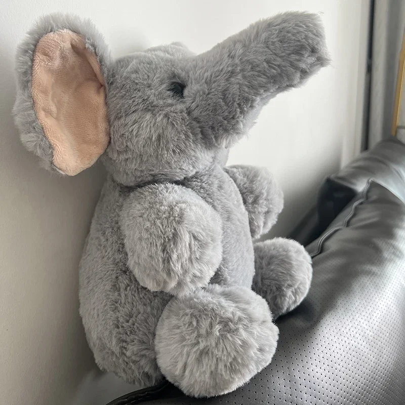 Cartoon Fluffy Elephant Animali di peluche Peluche Kawaii Morbido che abbraccia Cuscini di peluche per bambini Festa di compleanno Regalo di Natale