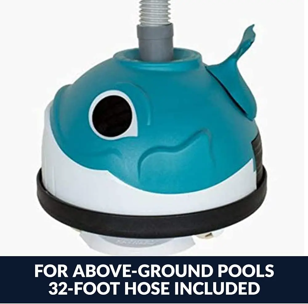 W3900 Wanda the Whale Above-Ground Suction Pool Cleaner for Any Size Pool (Automatic Pool Vacuum)