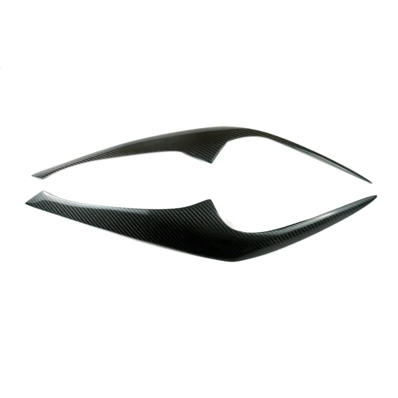 For Hyundai Coupe 2003 - 2005 Sport Headlight Lid Eyebrows Headlight Eyelids Decoration Cover Trim Carbon Fiber