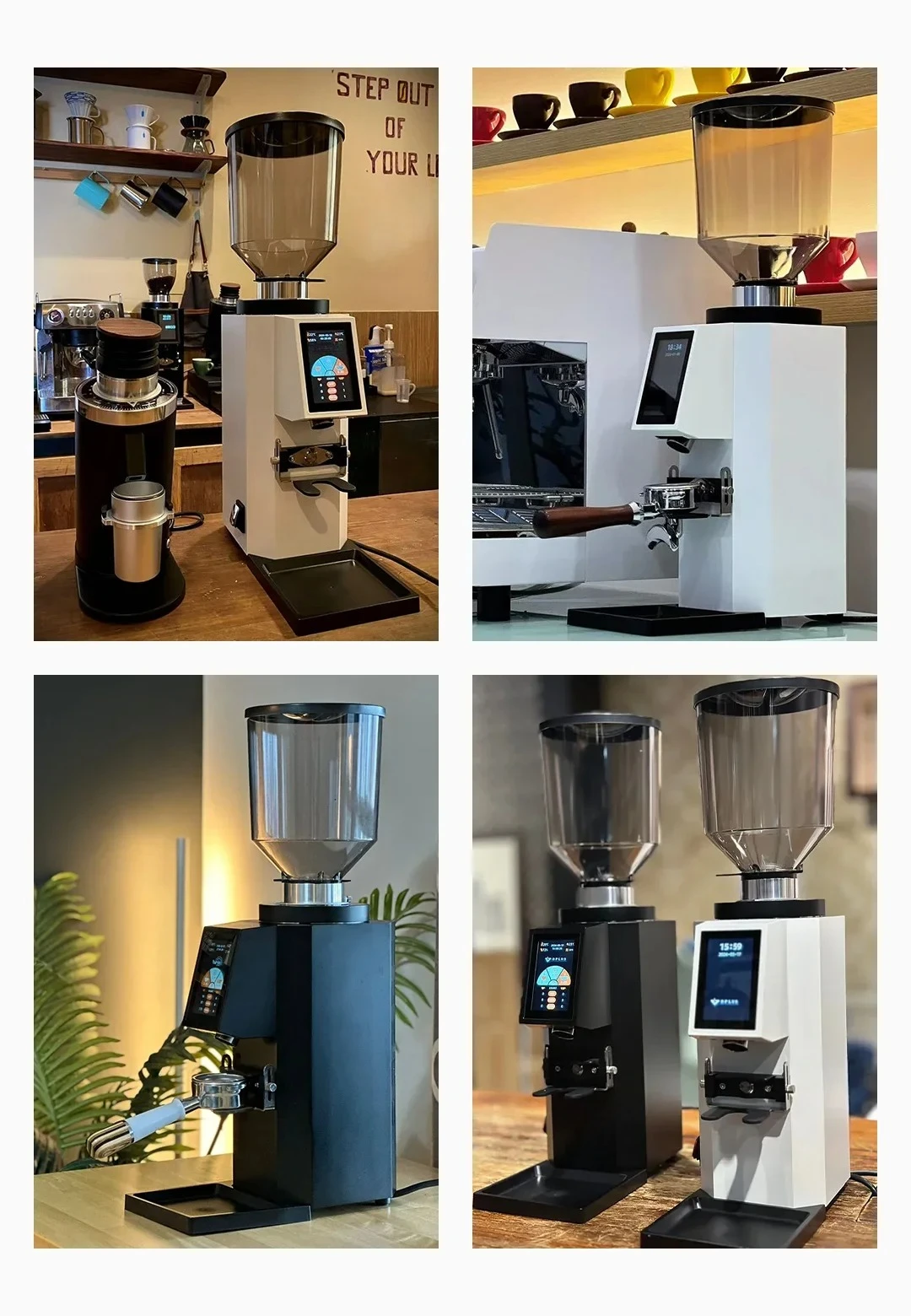 ماكينة اسبريسو كهربائية معتمدة من ZF83 CE، مطحنة قهوة أوتوماتيكية من الفولاذ المقاوم للصدأ تستخدم للفنادق