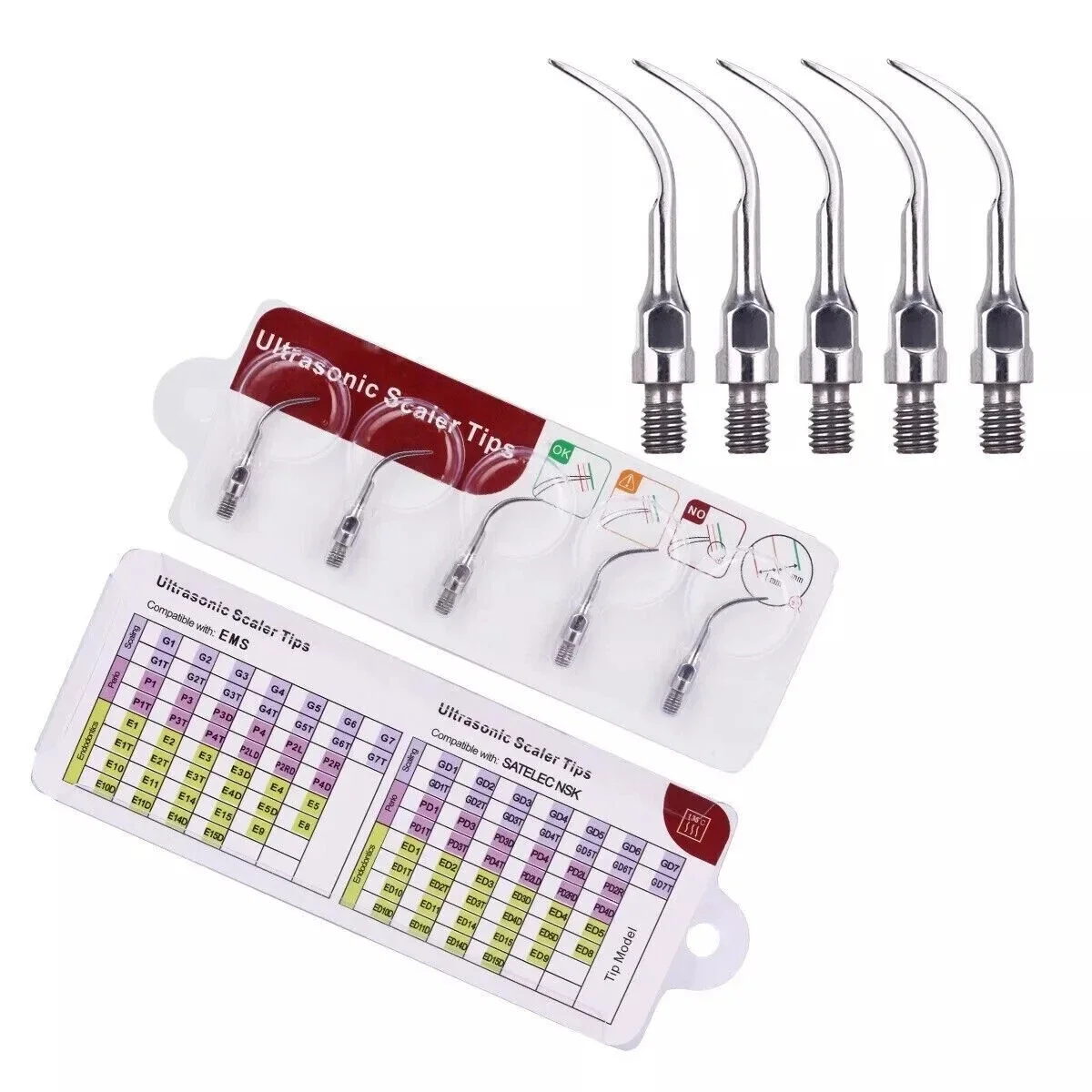 

10 шт., стоматологический ультразвуковой скалер, масштабирующий наконечник Perio с воздушной турбиной, наконечник PS1, подходит для SIRONA