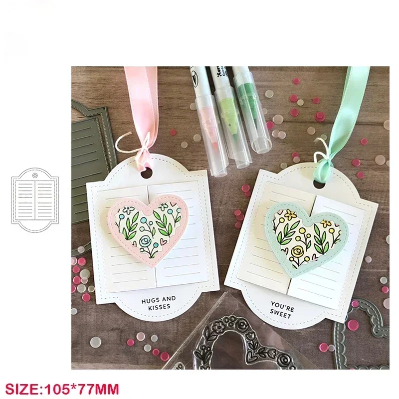 

2025 New Metal Labels Cutting Dies for DIY Scrapbooking Window Stencils Card Making Paper Decorative Craft Embossing Knife Mold