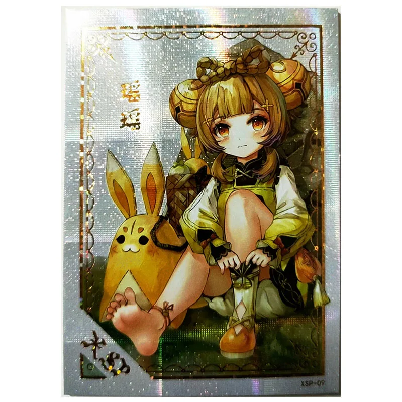 Anime Goddess Story Rare XSP Reflections Flash Cards Dori Fischl Griseo Nahida Toys for boys Collectible Cards Birthday Gifts