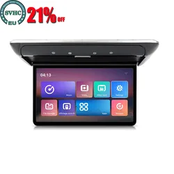 19-calowy multimedialny odtwarzacz wideo 4K Monitor samochodowy Android 1080P telewizor sufitowy do montażu na dachu obsługa wyświetlacza FM/WIFI/HDMI/USB/TF