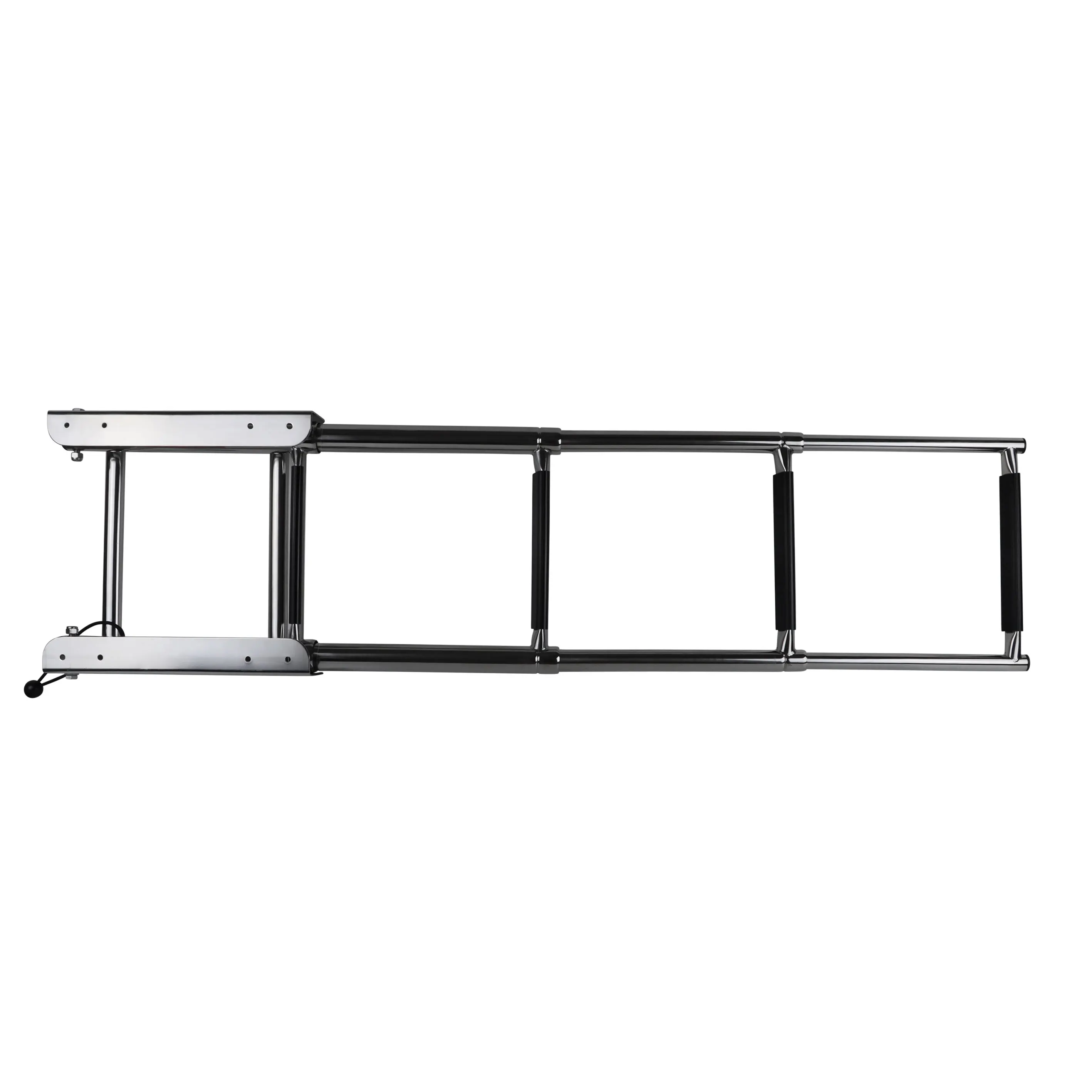 سلم 4 خطوات 316 من الفولاذ المقاوم للصدأ تحت منصة منزلق جبل تصغير سلم الصعود سلم القارب #3