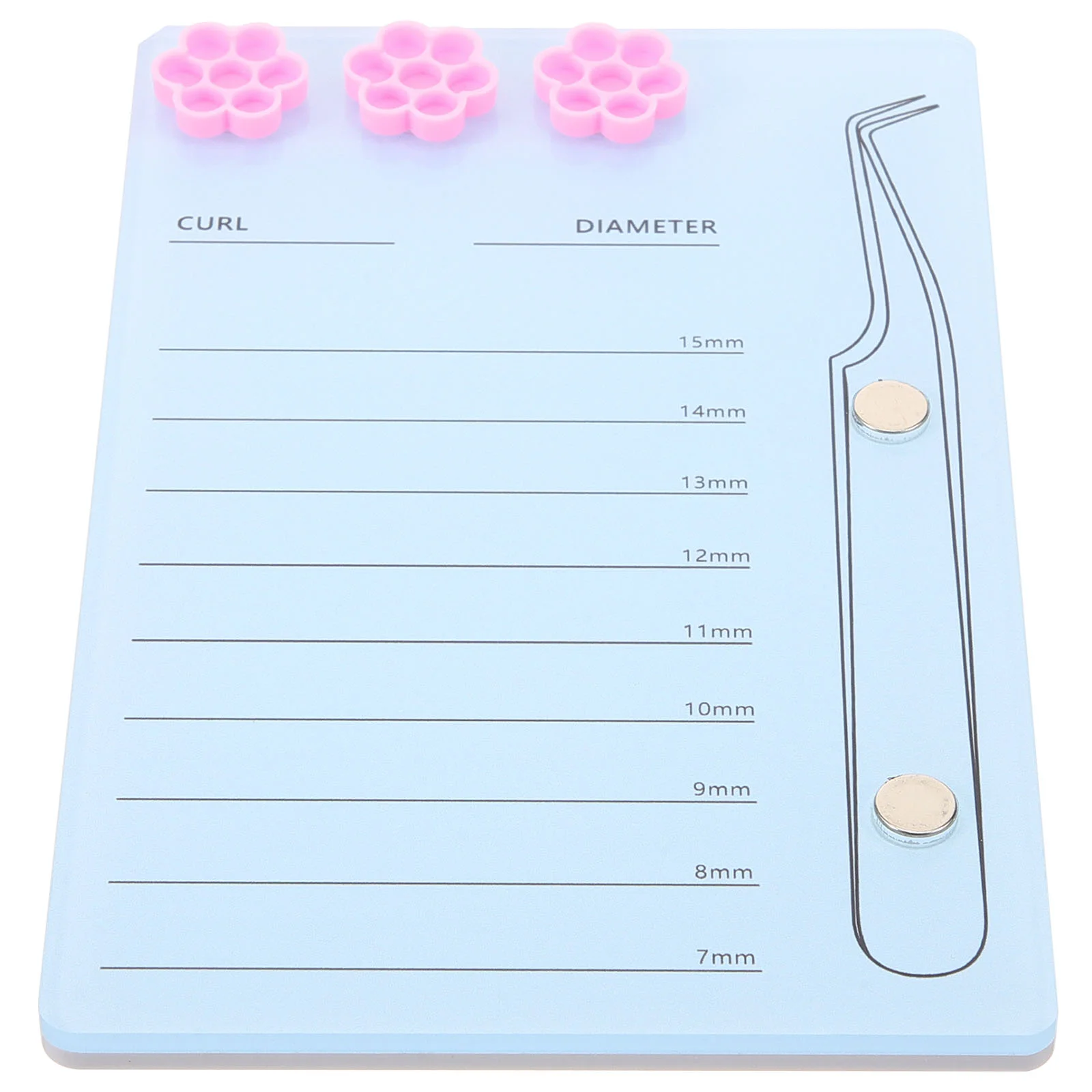 Magnetic Eyelash Board ขนตาปลอม Extension เครื่องมือ Grafting ผู้ถือถาดปลอม