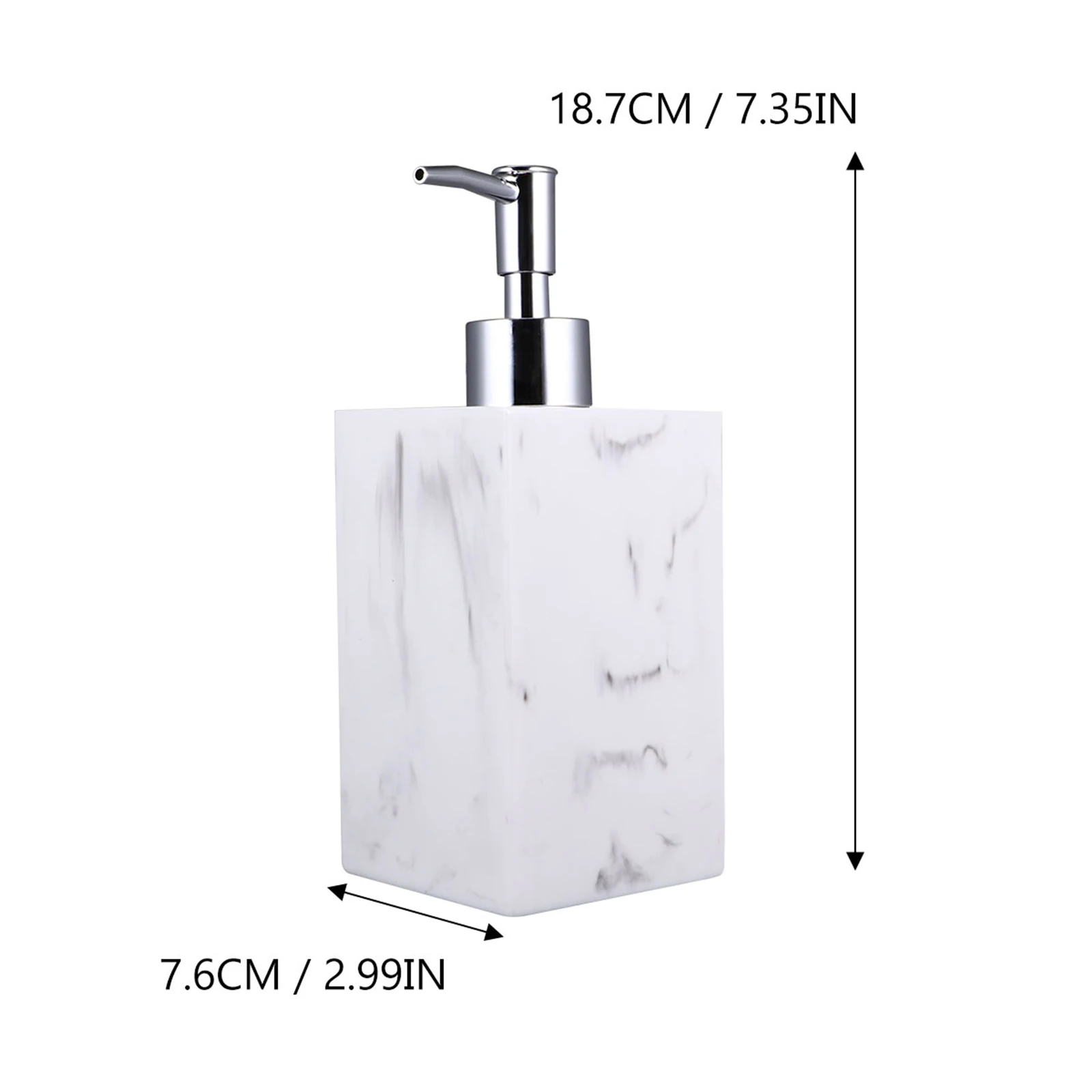 

Resin Bottle Portable Pump Soap Dispenser Container Resin Soap Dispenser Home Decor Safe Exquisite Reusable
