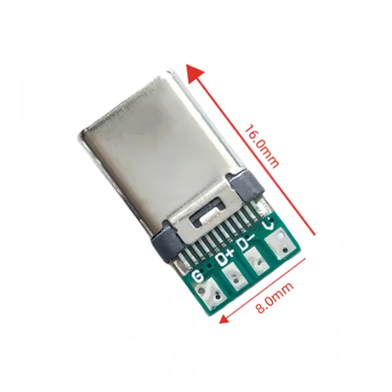 10 قطعة USB 3.1 Type-C موصل 24 دبابيس ذكر/أنثى المقبس وعاء محول إلى لحام الأسلاك والكابلات 24 دبابيس دعم لوحة دارات مطبوعة