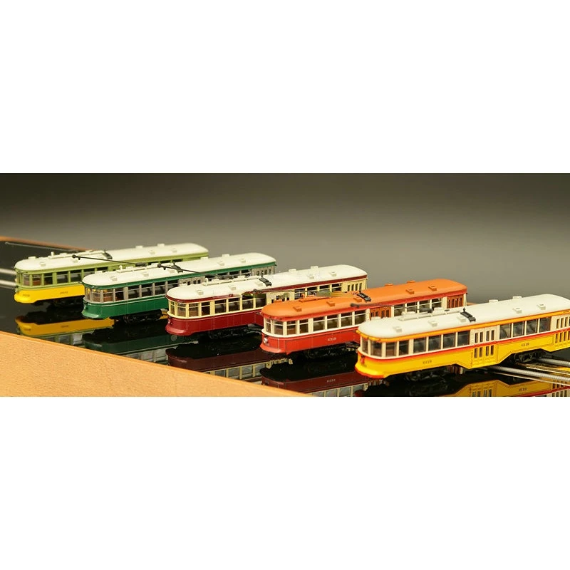 Train Model N 1/160 American Peter Witt Streetcar Digital Electric Locomotive Rail Car