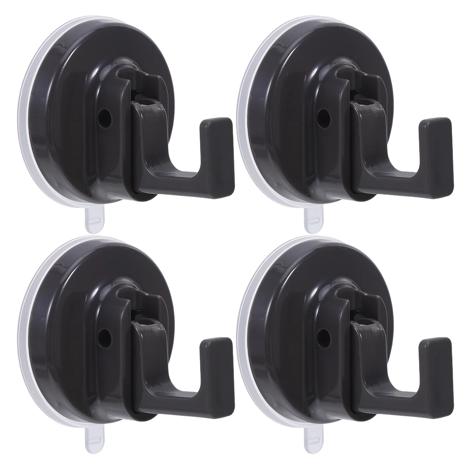 

4Pcs Suction Cup Hooks for Shower Strong Hold Bathroom Wall Suction Hook No Drill Removable Towel Hanger for Tiles Glass Kitchen