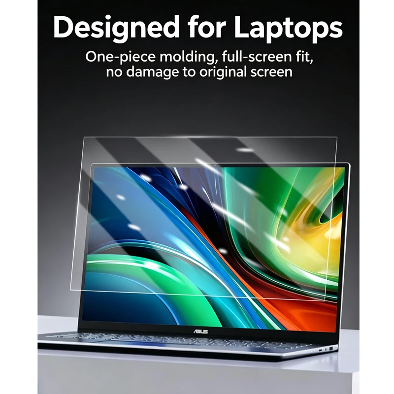 Laptop Screen Protector Anti Blue Light Eye Care Tempered Glass Film 12.5/13.3/14/15.6/16/17.3 Inch Notebook HD Clear Screen
