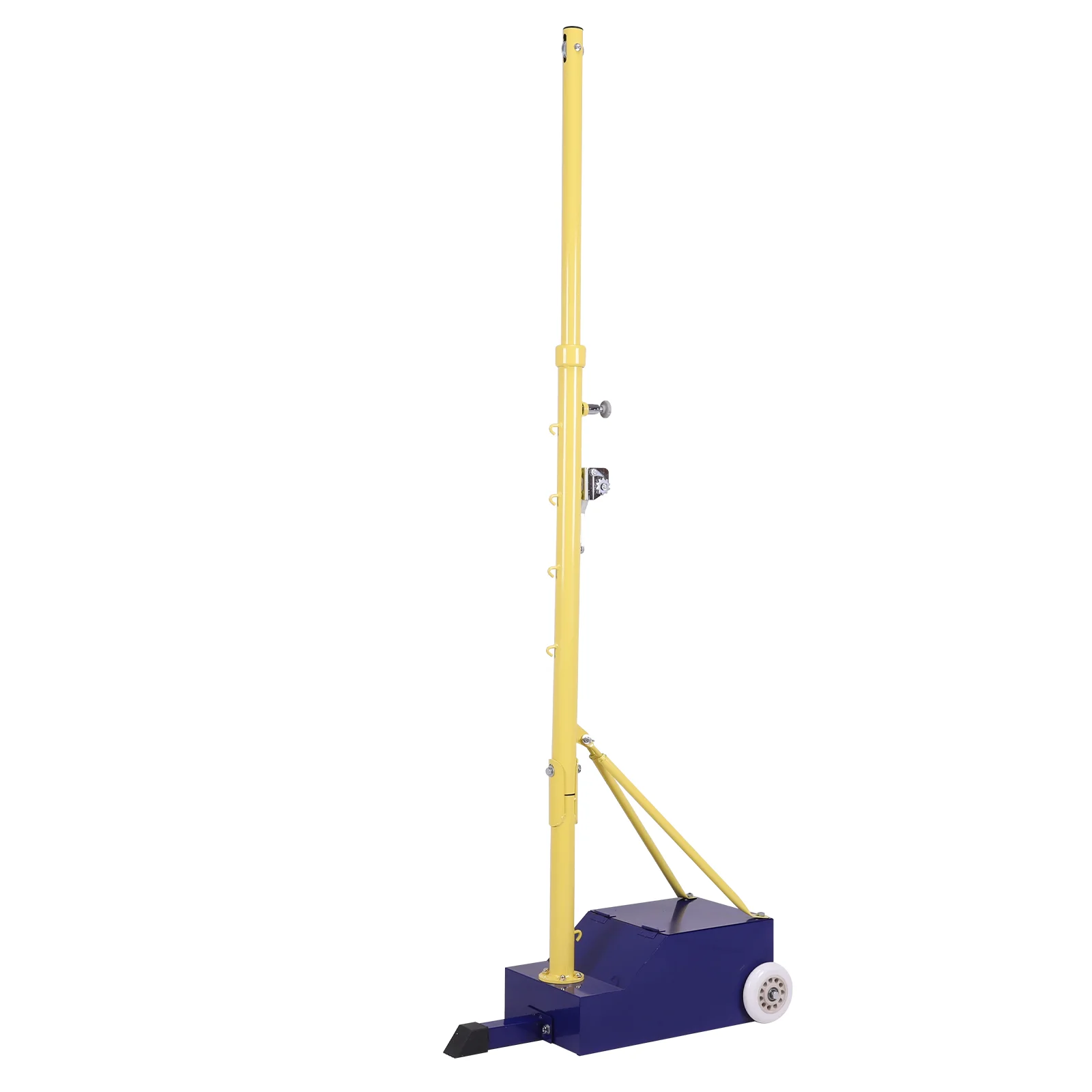 Badminton Volleyball Tennis Net Stand Height Adjustable Free Standing Badminton Net Stand Dual-Purpose Ideal for Outdoor Sports