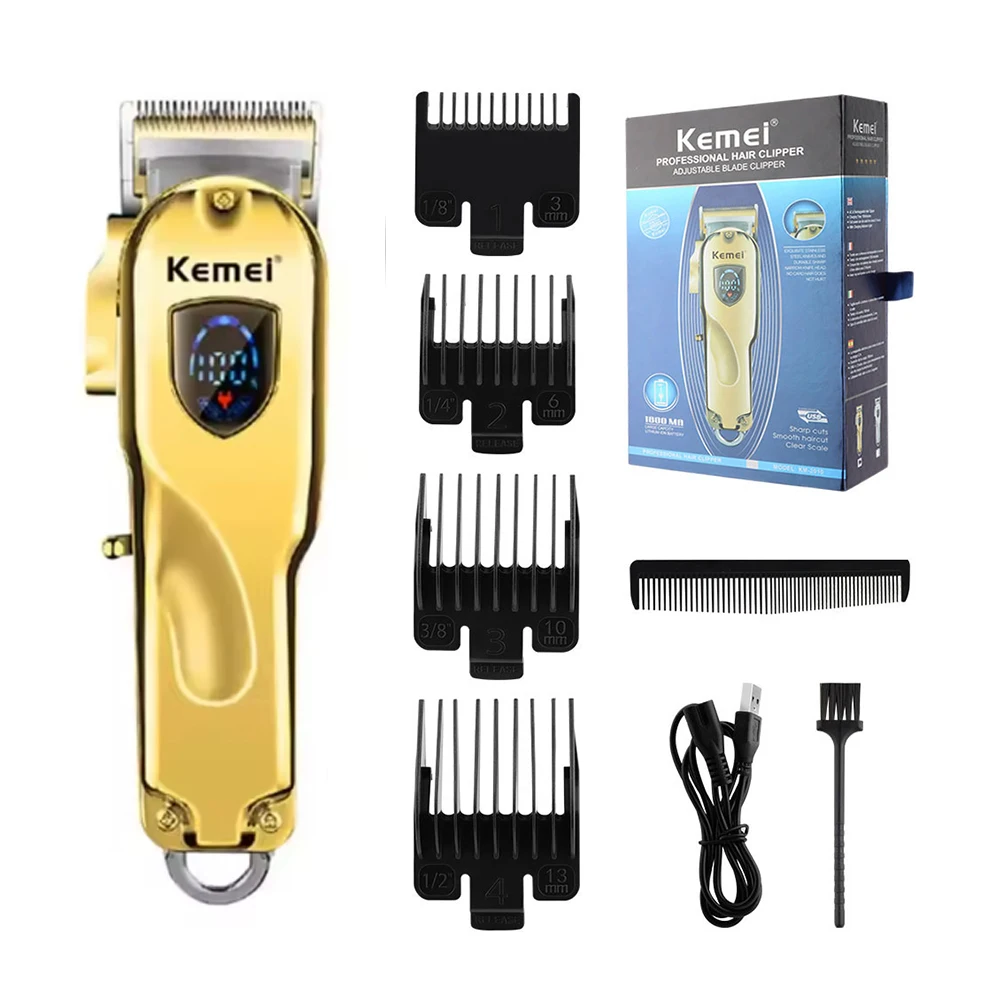 

KEMEI hair clipper magic professional barber hair trimmer men electric beard cutter adjustable hair cutting machine hair cut