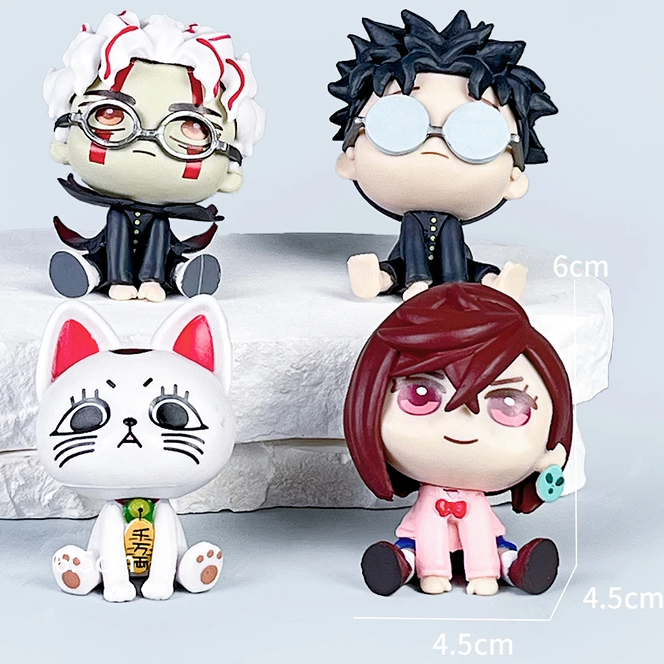 Auffällige Party-Anime-Figur: Handgefertigte Ayase Momo und Takakura Ken Glückskatze, Mini PVC-Modell, Spielzeug-Ornament, Geburtstagsgeschenk