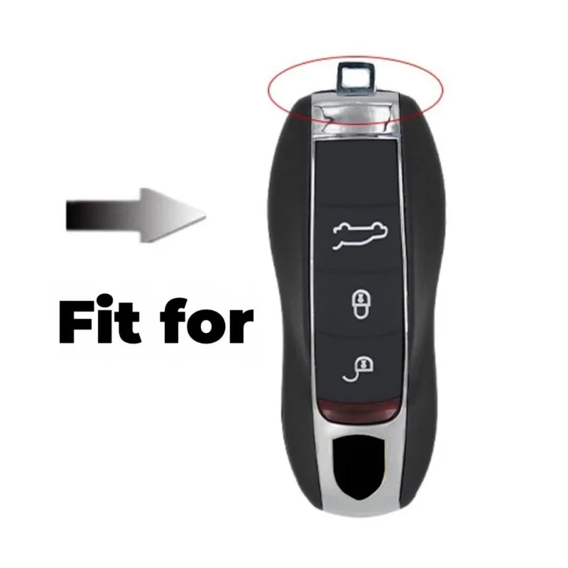 YHG Sarung Pelindung Remote Mobil untuk Panamera Macan Porsche Spyder Carrera Boxster Cayman Cayenne 911 970 991 981