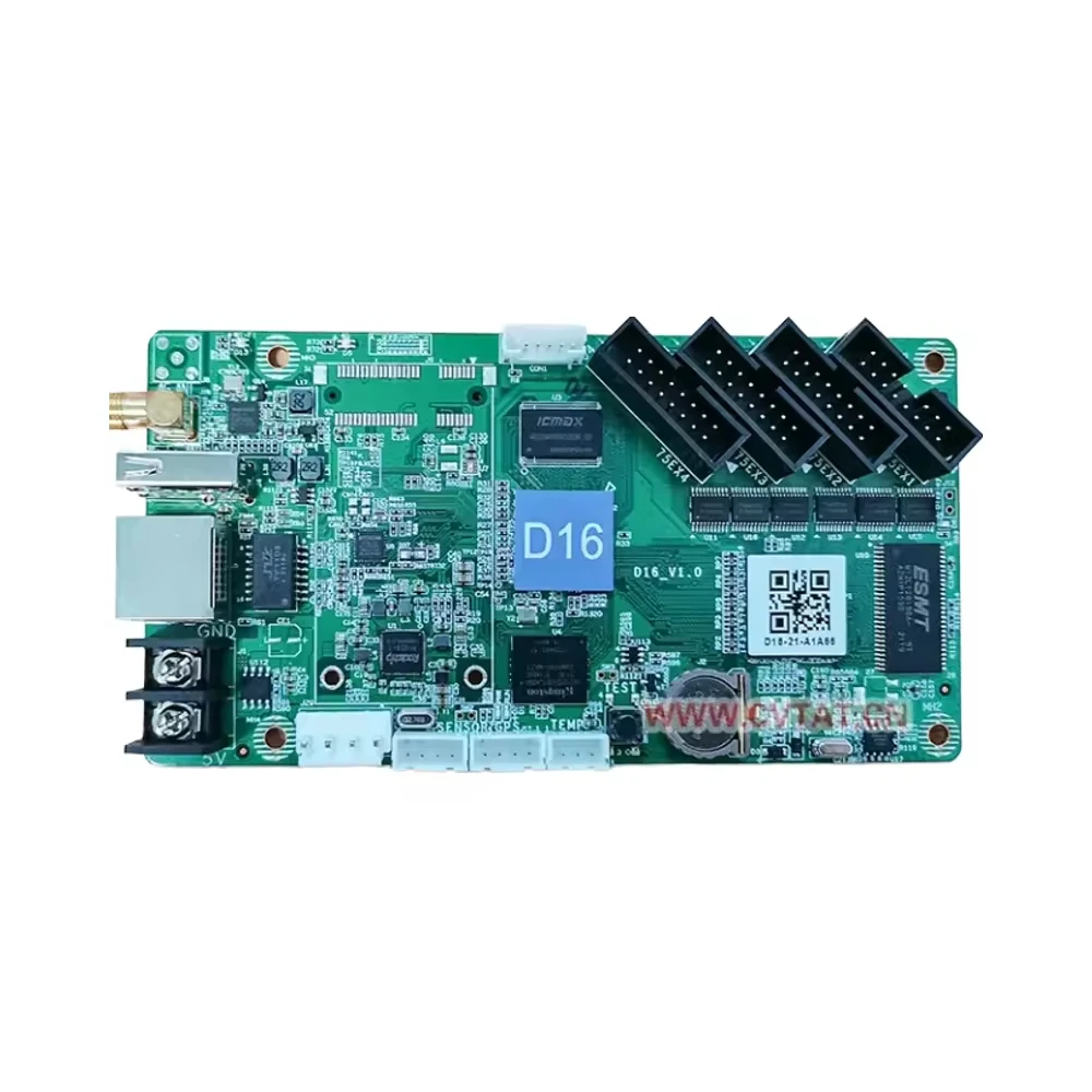 HuiDu HD-D16 Full Color LED Display Banner Screen with Asynchronous Control Wi-Fi Mobile APP Video Controller