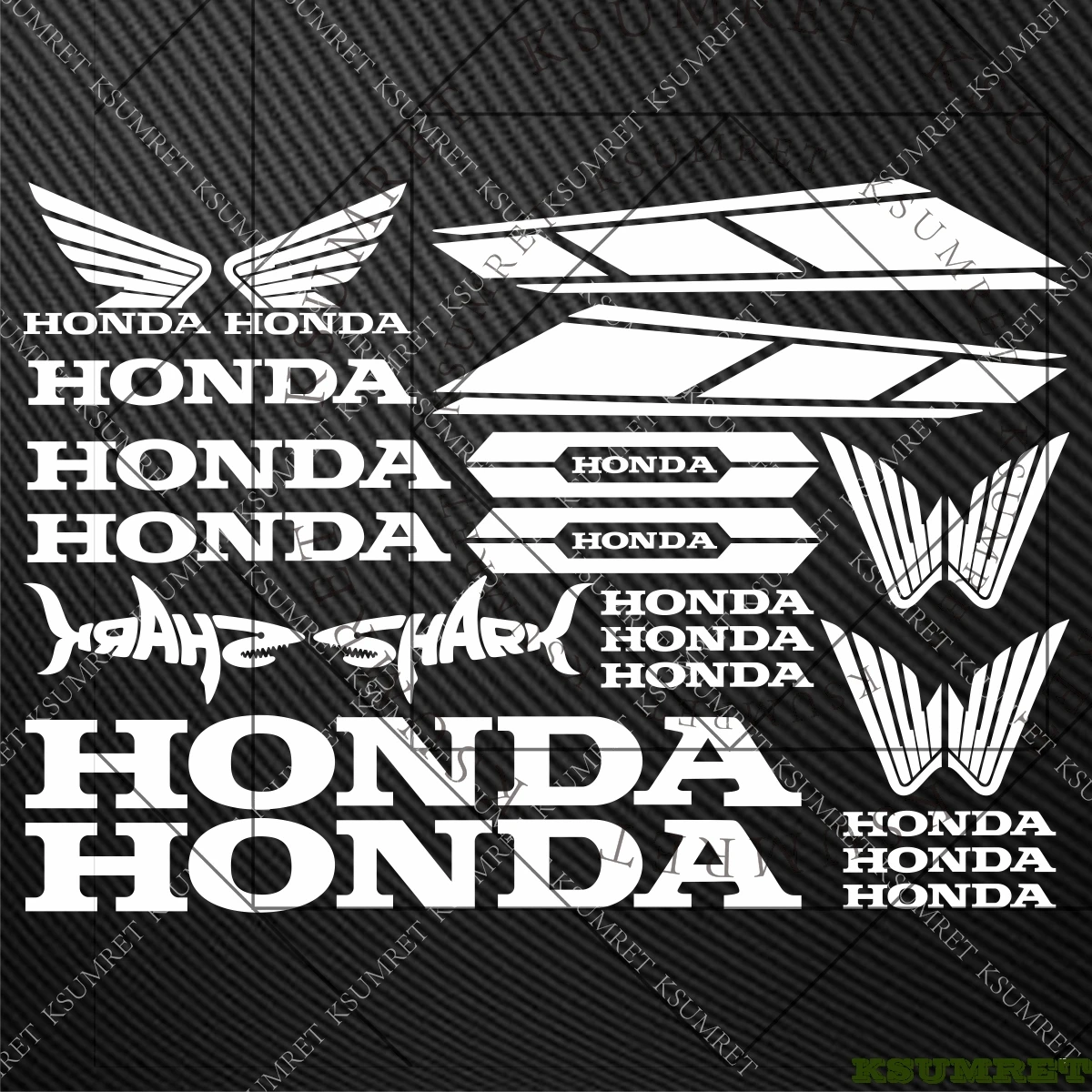 

Наклейки на мотоциклы Honda, светоотражающие, водонепроницаемые, для CBR650R CBR600RR