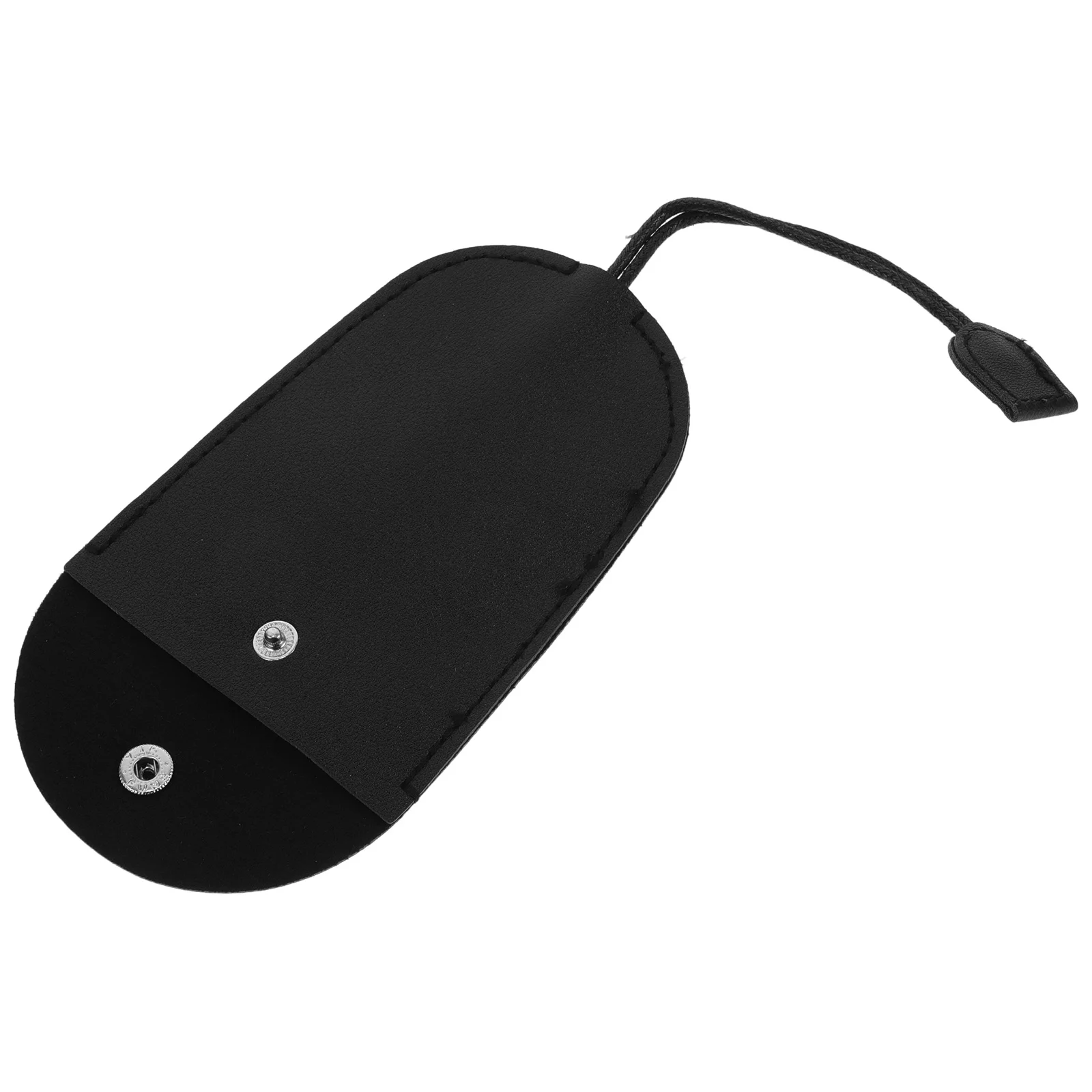 

Compact Small PU Car Key Bag Snap Button Closure Portable Protective Key Case Cover Holder for Car Keys