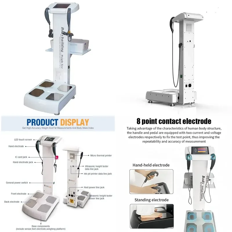 for Body Composition Analyzer CE Certified Body Fat Analyzer in Body Scanner 270 770 3d Full Wifi Printer