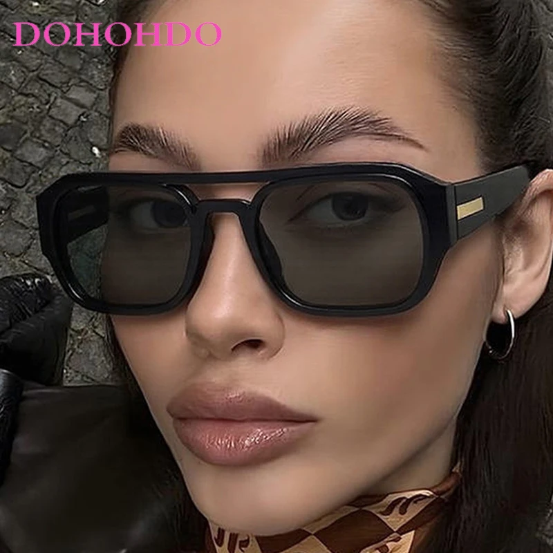 

Trendy Luxury Brand Designer Big Frame Pilot Men Sunglasses Fashion Outdoor Driving Travel Women Eyeglasses Female Lentes UV400