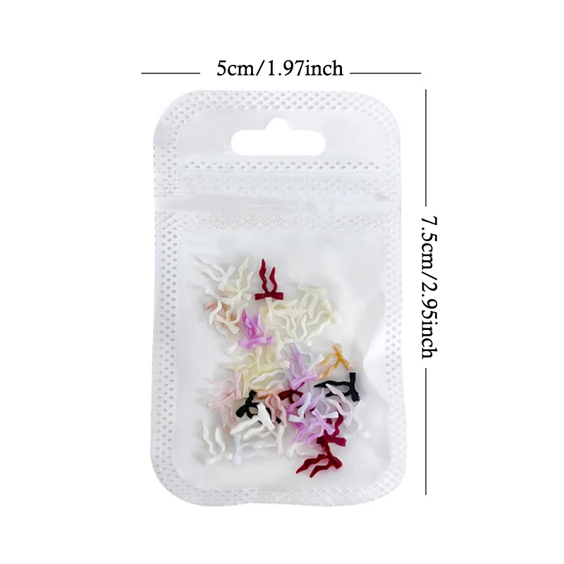 50 قطعة معكرون صغير اللون الانحناء مسمار الفن زينة ثلاثية الأبعاد الحلو الحد الأدنى العلاقات الراتنج مسمار السحر DIY بها بنفسك القرط مستلزمات الأظافر #6