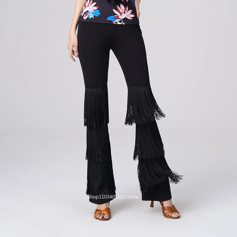 women-latin-dance-pants-fringe-ballroom-tassel-samba-performance-costume-tiered-fringed-trousers-party-dresses-evening-dresses