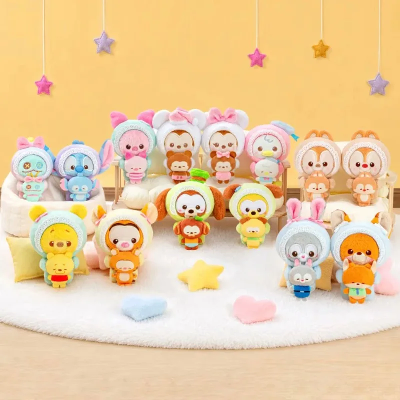 New Genuine Toptoy Stitch Dreamy Series Blind Box Piglet Anime Figures Mickey Mouse Mystery Box Tigger Ornament Gift Toy