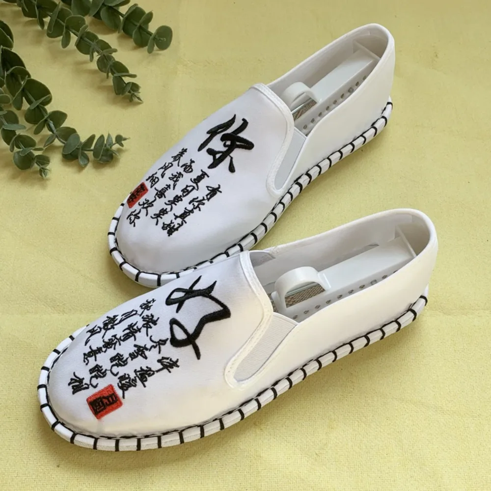 Hanfu sapatos para mulheres tênis masculino estilo étnico bordado estilo chinês streetwear moda casual vintage velho pequim sapatos