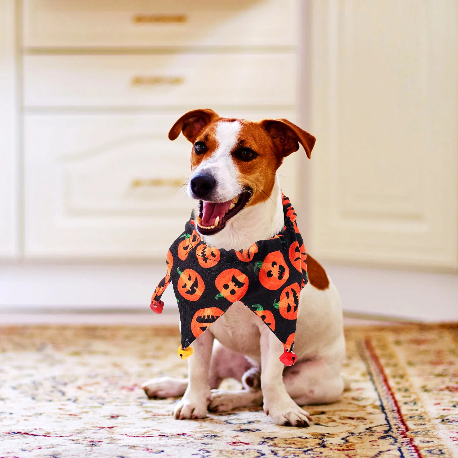 

Halloween Dog Kerchief Pet Dress up Hat Has The Cat Felt Cloth Costume for Costumes