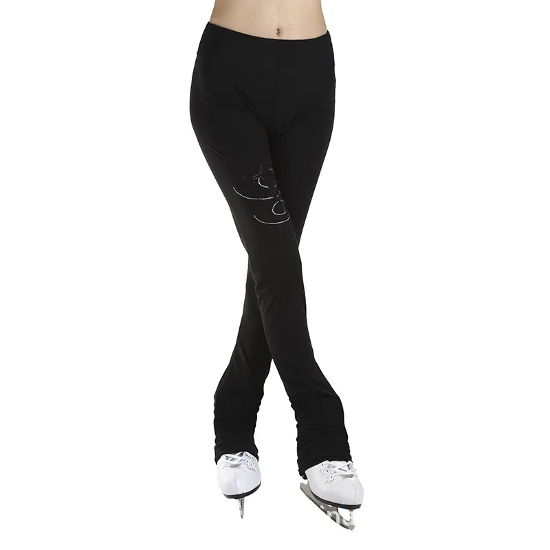 

customized children's adult figure skating training pants with plush waterproof gymnastics sportswear ballet pants