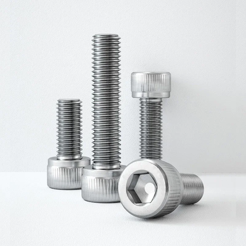 Thread Hex Hexagon Socket Screw Reverse Thread Cup Head  Bolts 316 Stainless Steel M2 M2.5 M3 M4 M5 M6 M8 M10 M12 2~30Pcs