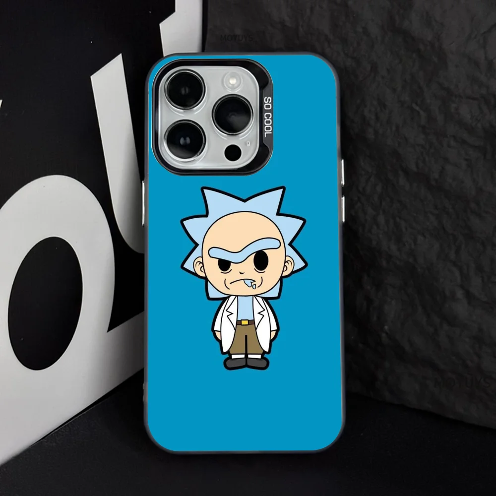 Rick Sanchez Phone Case Phone Case IMD Color Silver Shell For IPhone 16 15 14 13 12 11 Pro Max Plus