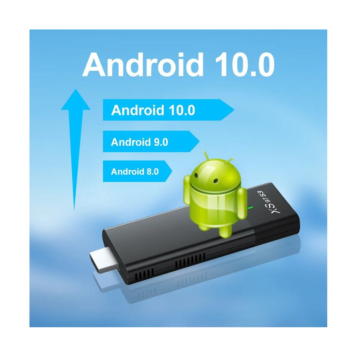 Приставка Смарт-ТВ XS97 S3 H313, Wi-Fi, Android 10