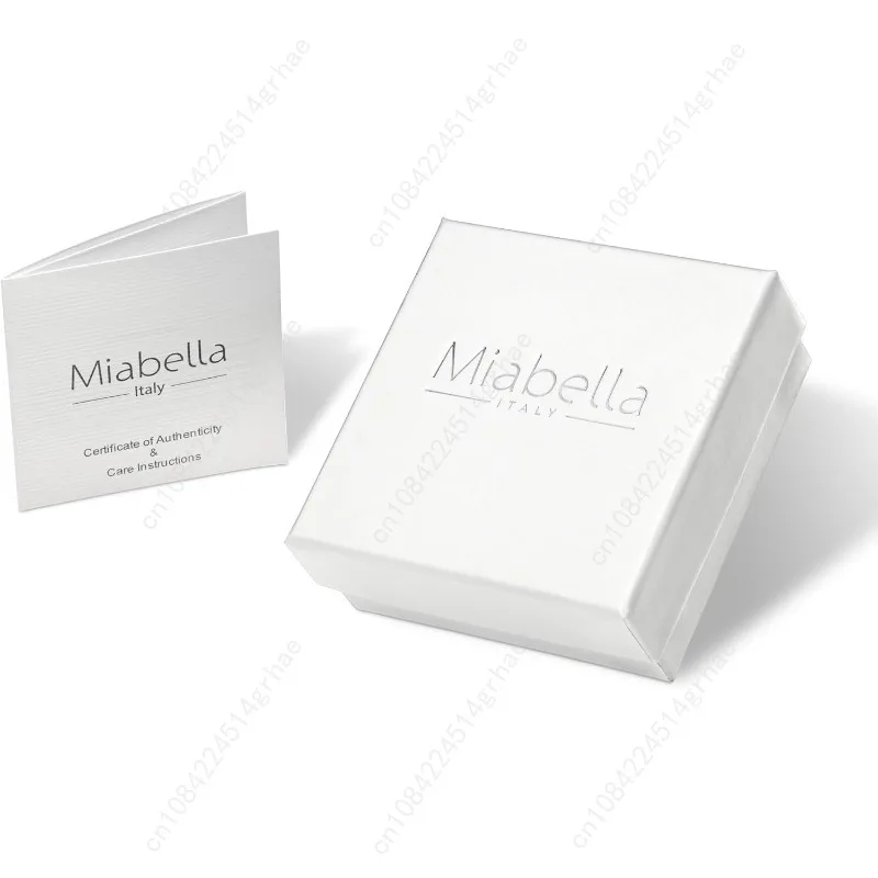 สร้อยคอเงินแท้ 925 แบบ Cuban Link ลาย Diamond Cut ขนาด 7 มม. ยี่ห้อ Miabella สำหรับผู้ชายและผู้หญิง