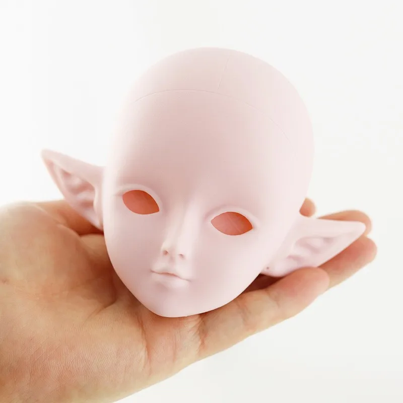 Naked Baby Body Makeup BJD F Girl 3 Points Elf Ear White Skin Color 60cm Doll