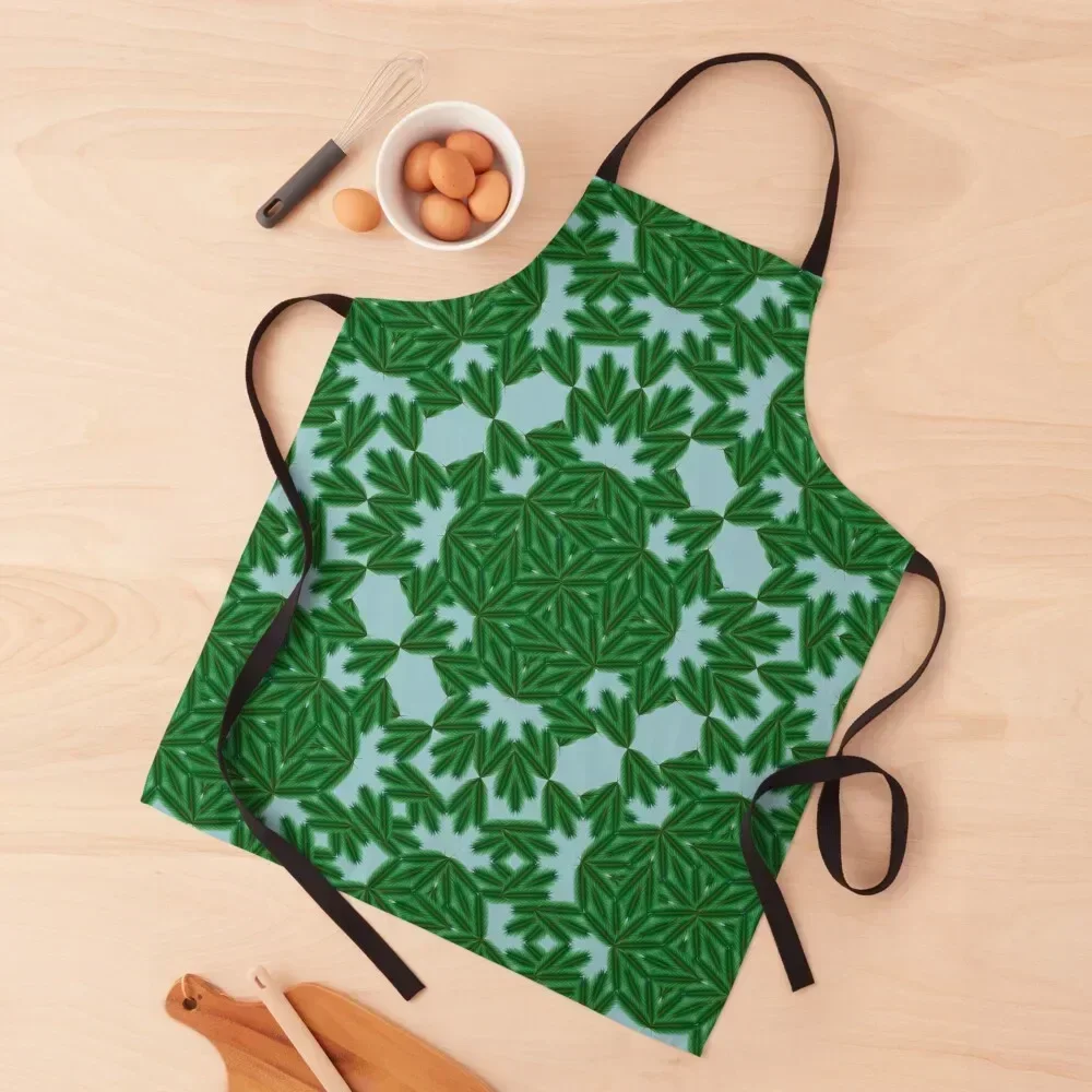

Celtic Pines - Ice Blue Apron kitchen gadgets Kitchen Novel Kitchen Accessories cleanings Womens Dresses Apron