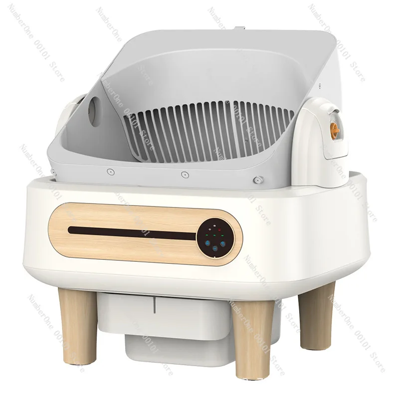Smart cat litter box, fully automatic cleaning cat toilet WIFI connection, video surveillance