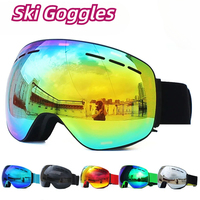 Double Layers Anti-Fog Ski Goggles Winter Snow Sports Goggles Outdoor Snow Snowboard Glasses for Men Women Ski Glasses Eyewear