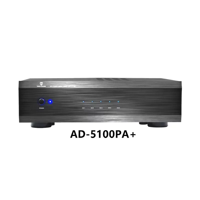 5 Channel HiFi Power Amplifier Board 500W Home Theater Audio Amp Module with Smart Cooling System for DIY Speaker Sound