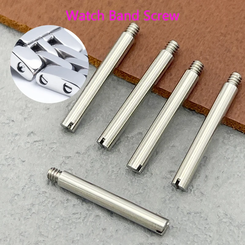 Watchband Screw for Rolex for Daytona for Oyster Submariner Stainless Steel Screws Rod Replacement Part Watch Buckle Accessories