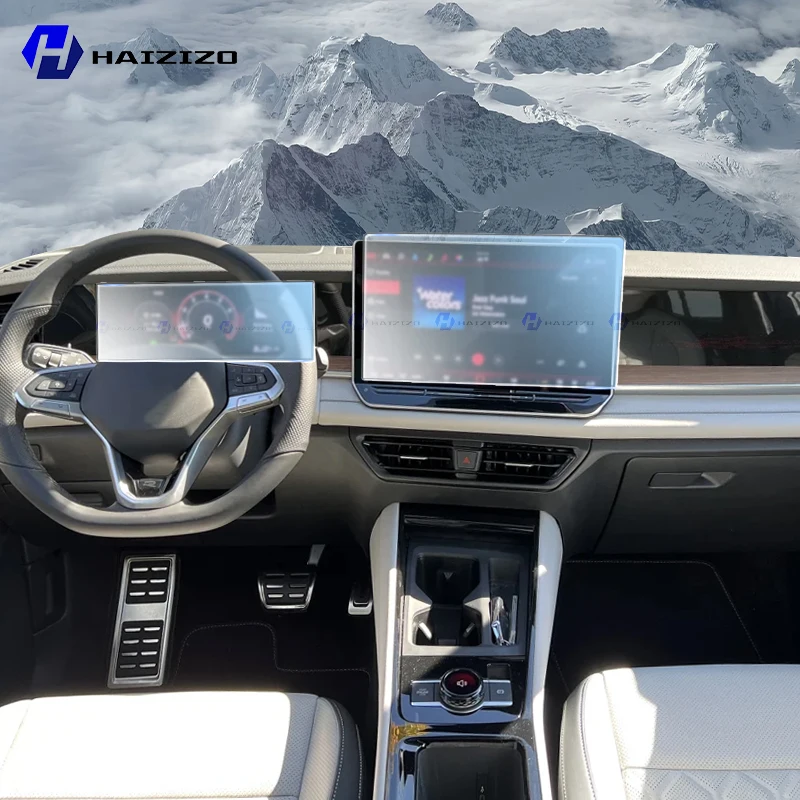 Für Volkswagen Tiguan S SE SEL 2025-2026 Auto-Innenraum Mattierter Bildschirmschutz GPS-Navigationsbildschirm TPU-Folie Kratzschutz PPF