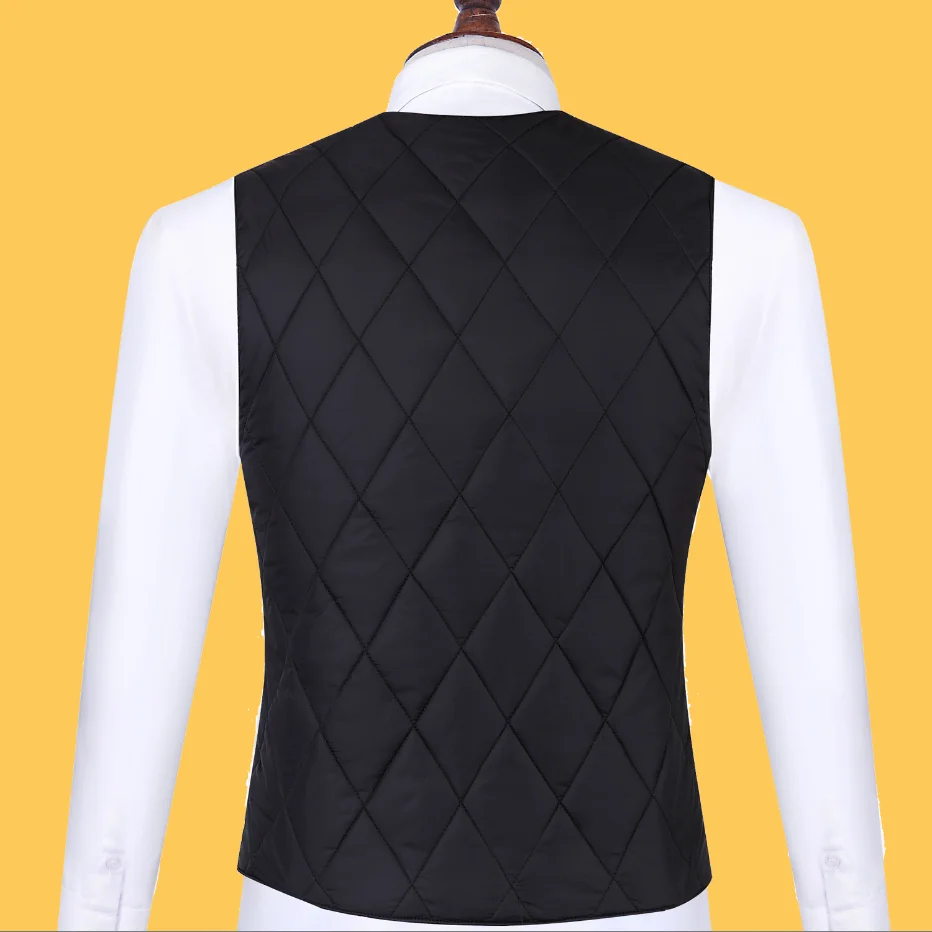 جديد أسفل القطن سترة الرجال شتاء دافئ منتصف العمر وكبار السن سترة سترة الحصان كليب الأب دعوى قصيرة #2