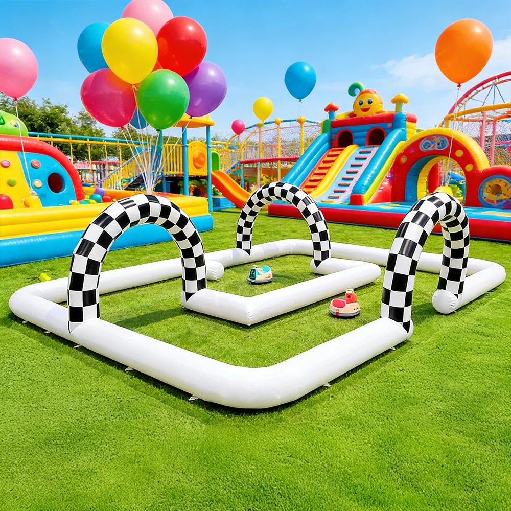 

Bumper Race Suitable for Inflatable Car Races, Go-karting, and Other Games for Birthday Party and Event 9m/10m Inflatable Race