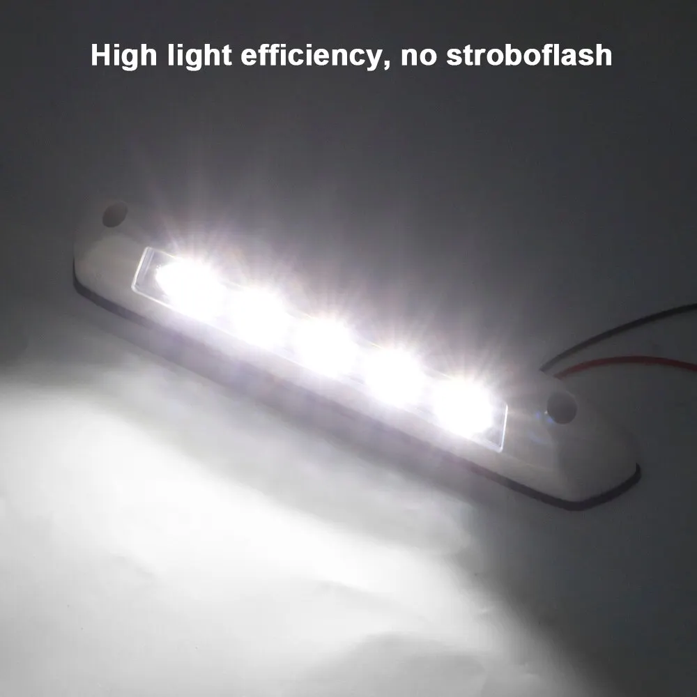 12V/24V RV LED Awning Porch Light Waterproof Motorhome Caravan Van Camper Trailer Wall Lamps