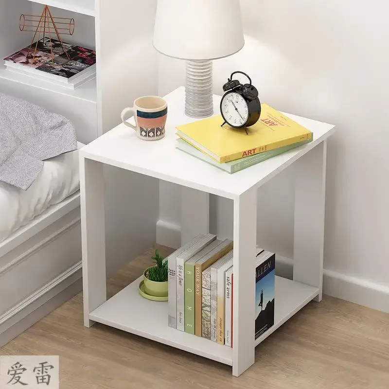 Simple Multifunctional European Style Bedside Storage Cabinet Small Bedroom Nightstand Modern Net Celebrity Storage Furniture