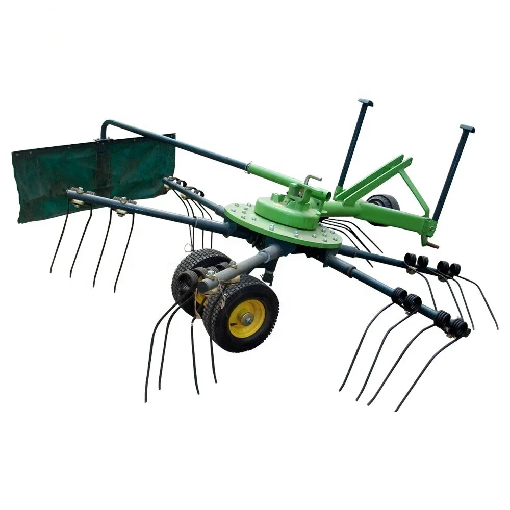 Tractor Mounted Hay Rake and Tedder