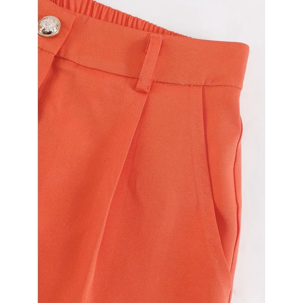 

Модный элегантный костюм из двух предметов, комплект со штанами для женщин, женская одежда 2021, новая коллекция ropa mujer traf